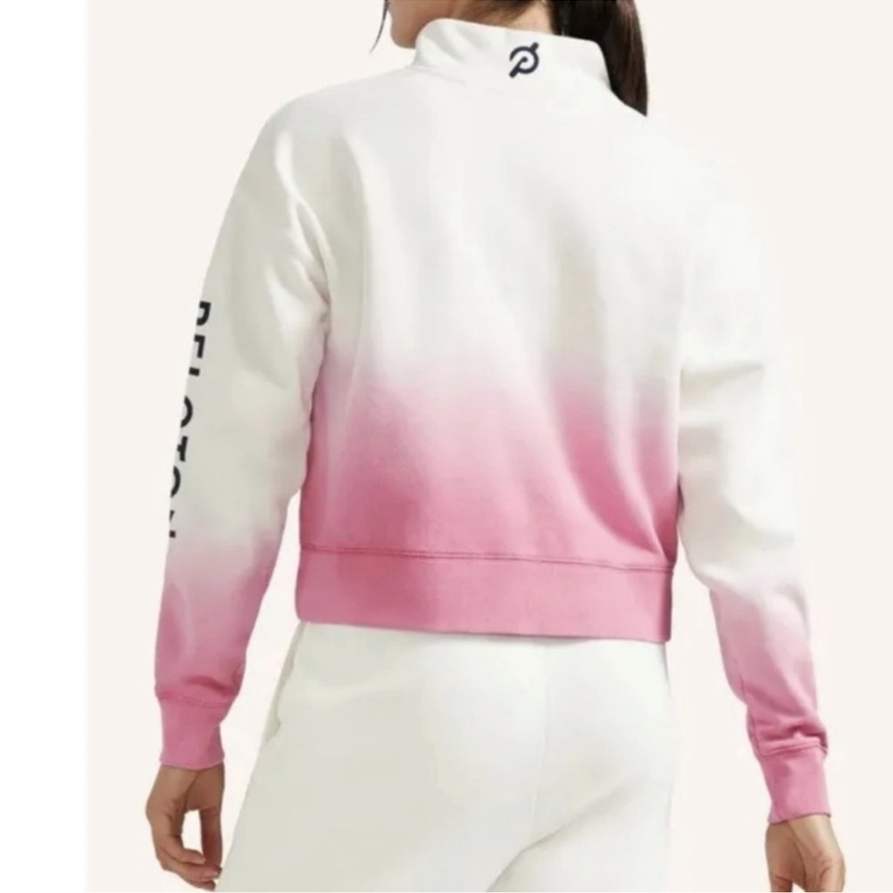 PELOTON PLUS quarter zip pullover sweatshirt NWT - image 3